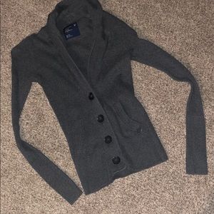 Xs Gray Ae Cardigan